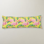 フラミンゴパターン抱き枕 ボディピロー (裏面)