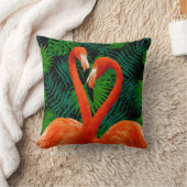 フラミンゴパラダイス装飾用クッション クッション (ブランケット)