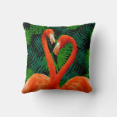 フラミンゴパラダイス装飾用クッション クッション (裏面)