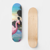 フラミンゴパラダイス スケートボード (正面)