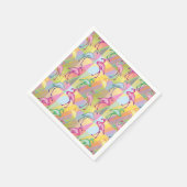 フラミンゴパレード スタンダードカクテルナプキン (角)