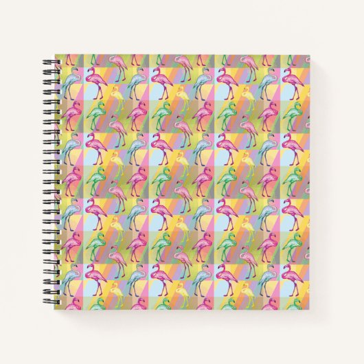 フラミンゴパレード ノートブック (正面)