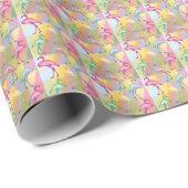 フラミンゴパレード ラッピングペーパー (ロールコーナー)