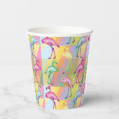 フラミンゴパレード 紙コップ (裏面)