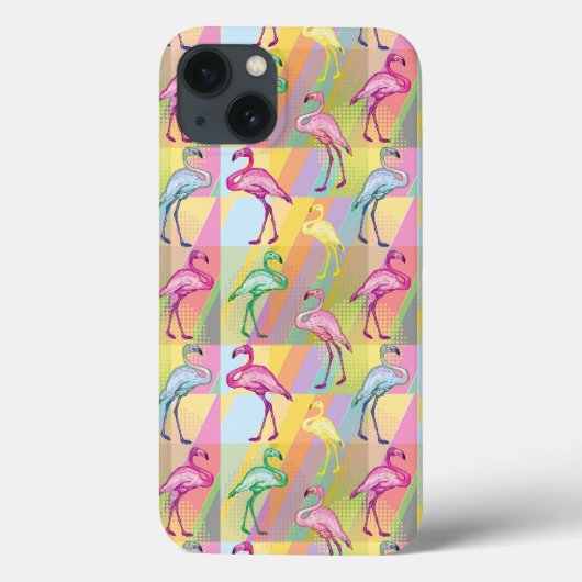 フラミンゴパレード Case-Mate iPhoneケース (裏面)