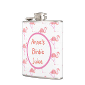 フラミンゴパーソナライズされたゴルフフラスコ フラスク (左)