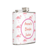フラミンゴパーソナライズされたゴルフフラスコ フラスク (右)