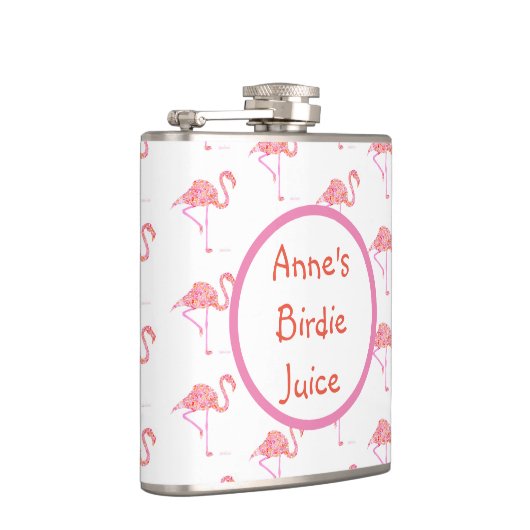 フラミンゴパーソナライズされたゴルフフラスコ フラスク (右)