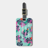 フラミンゴパーソナライズされたラゲッジタグ ラゲッジタグ (正面縦)