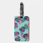 フラミンゴパーソナライズされたラゲッジタグ ラゲッジタグ (裏面縦)