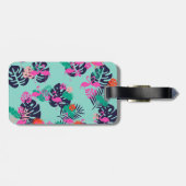 フラミンゴパーソナライズされたラゲッジタグ ラゲッジタグ (裏面横)