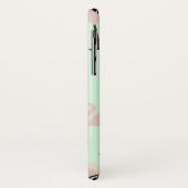 フラミンゴパーソナライズされた Case-Mate iPhoneケース (裏面/左)