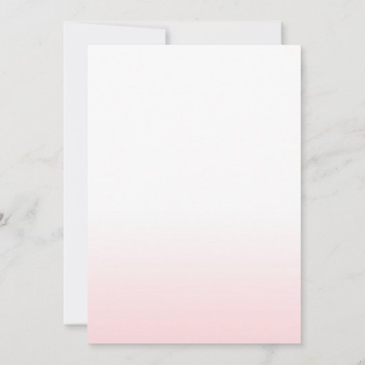 フラミンゴパーティの招待状熱帯誕生日ルアウ(ハワイ式宴会) 招待状 (裏面)