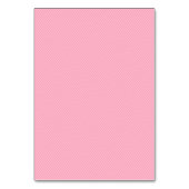 フラミンゴパーティーの名前の付いた座席表 テーブルナンバー (裏面)