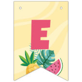 フラミンゴパーティー-フラミングルバンティングフラグ バンティングフラッグ (第3の旗)