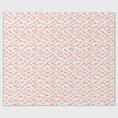 フラミンゴパーティー ラッピングペーパー (フラット)