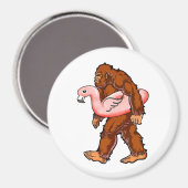 フラミンゴビフット マグネット (正面/裏面)