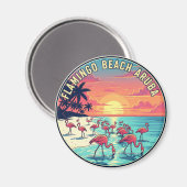 フラミンゴビーチインアルバトラベル マグネット (正面/裏面)