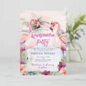 フラミンゴビーチキンセアニェラパーティの招待状 招待状 (スタンド正面)