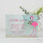 フラミンゴビーチクリスマスパーティの招待状 招待状 (スタンド正面)