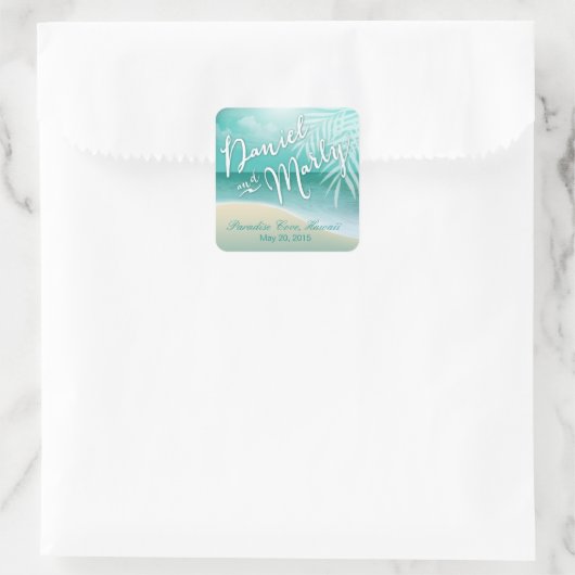 フラミンゴビーチ結婚式優先 |アクア スクエアシール (バッグ)