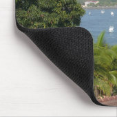 フラミンゴビーチ、コスタリカのボート停泊 マウスパッド (コーナー)