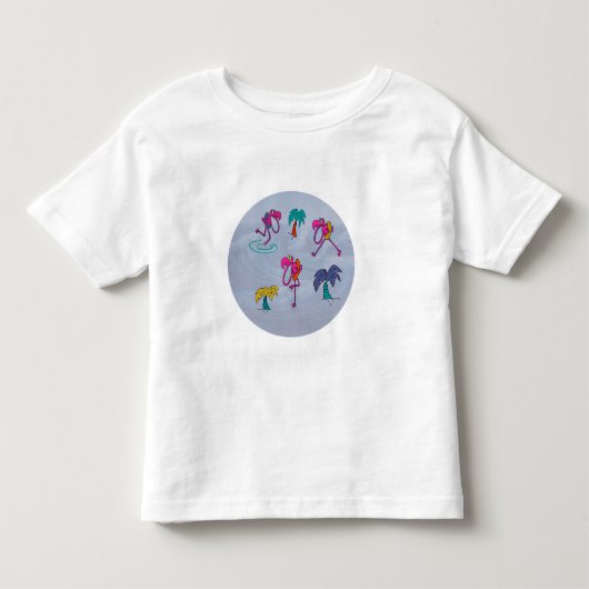 フラミンゴビーチ トドラーTシャツ (正面)