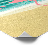 フラミンゴビーチ ポスター (角)