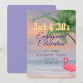 フラミンゴビーチ 招待状 (正面/裏面)