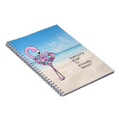 フラミンゴビーユー感動的引用文 ノートブック (右側)