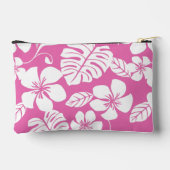 フラミンゴピンクのピンクビキニ模様 アクセサリーポーチ (裏面)