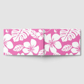 フラミンゴピンクのピンクビキニ模様 ゲストブック (全面)