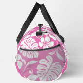 フラミンゴピンクのピンクビキニ模様 ダッフルバッグ (右)