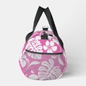 フラミンゴピンクのピンクビキニ模様 ダッフルバッグ (右)