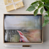 フラミンゴピンクの鳥 薄葉紙 (ギフト)