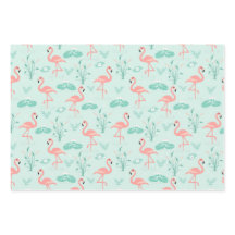 フラミンゴピンクグリーン熱帯鳥トレンディー