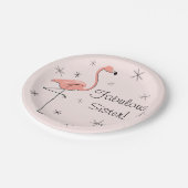 フラミンゴピンクファブラスシスター！紙プレート ペーパープレート (アングル)