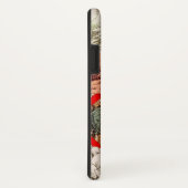 フラミンゴピンクフローラ熱帯葉グリッター Case-Mate iPhoneケース (裏面/右)