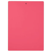 フラミンゴピンク色の名前 クリップボード (裏面)