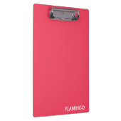 フラミンゴピンク色の名前 クリップボード (右)