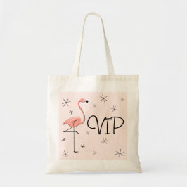 フラミンゴピンク'VIP'トートバッグ トートバッグ