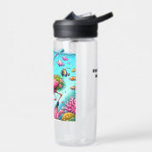 フラミンゴファンキーステイハイドライドマイフレンド ウォーターボトル (左面)