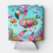 フラミンゴファンキーステイハイドライドマイフレンド 缶クーラー (裏面)