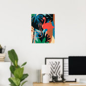 フラミンゴファンキー ポスター (ホームオフィス)