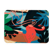 フラミンゴファンキー マグネット (横)