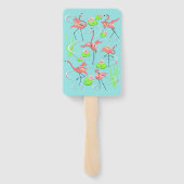 フラミンゴファンゴハンドファン長方形 ハンドファン (裏面)