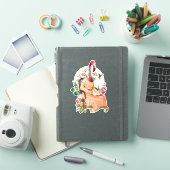 フラミンゴファンシー動物 シール (iPadカバー)