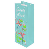 フラミンゴファンダンゴスリムデュオグッドラックワイン ワインギフトバッグ (裏面アングル)