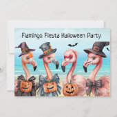 フラミンゴフィエスタハローウィンパーティ 招待状 (正面)