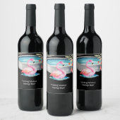 フラミンゴフィエスタ:プール&ビーチパーティー ワインラベル (ボトル)